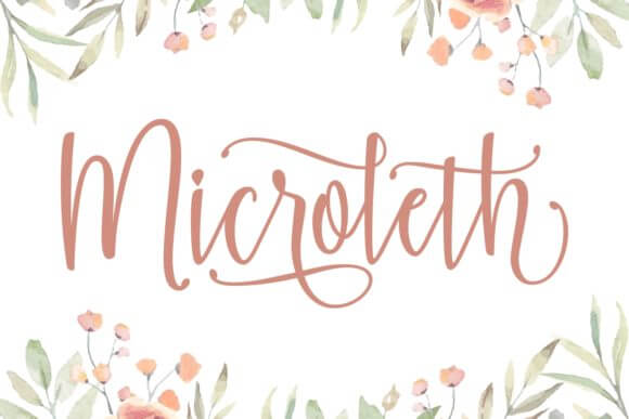 Microleth Font