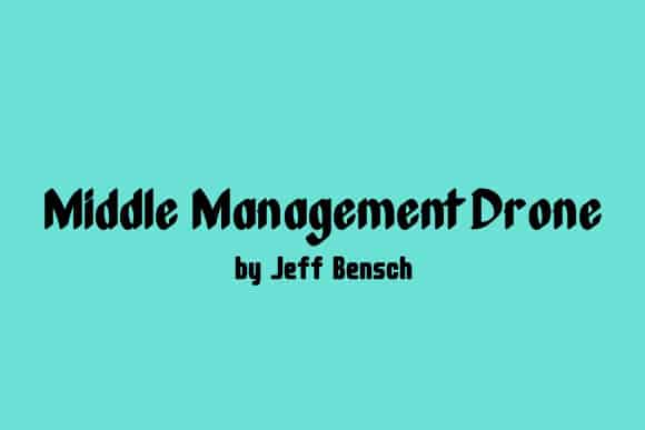 Middle Management Drone Font