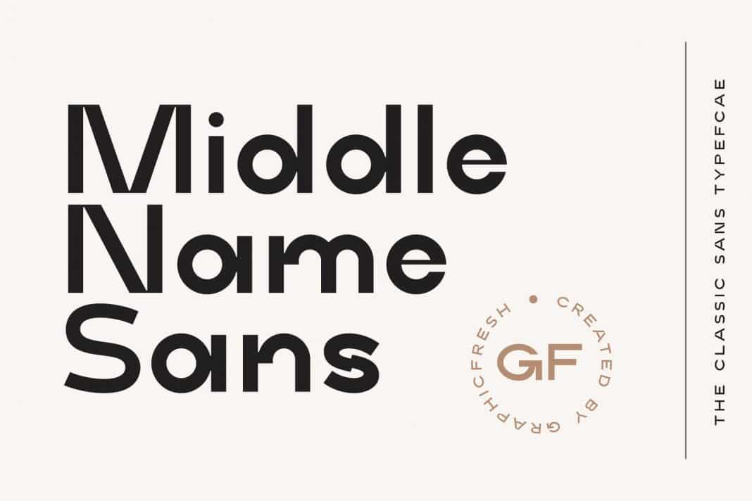 Middle Name - Minimal Classic font