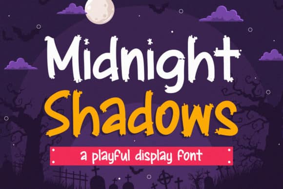 Midnight Shadows Display Font