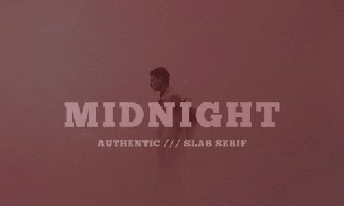 Midnight Slab Serif