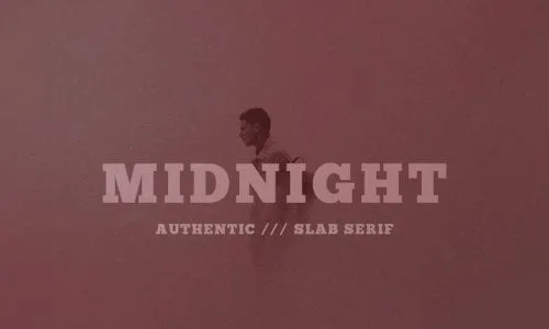Midnight Slab Serif