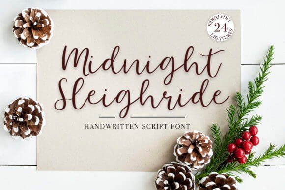 Midnight Sleighride Font