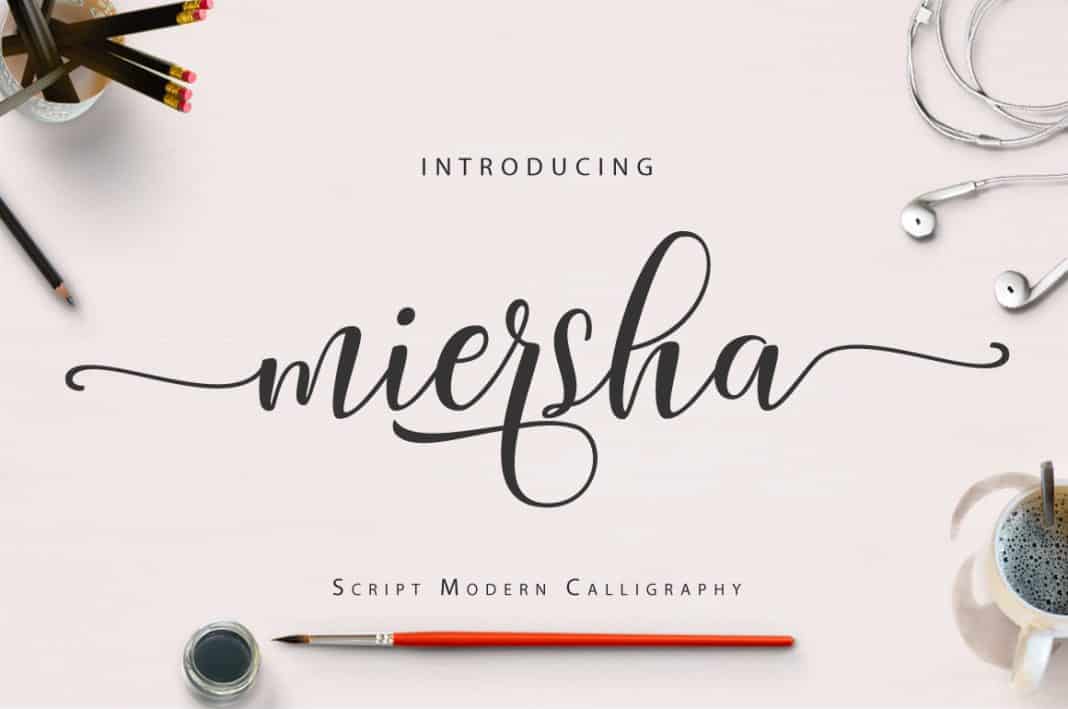 Miersha Script Font