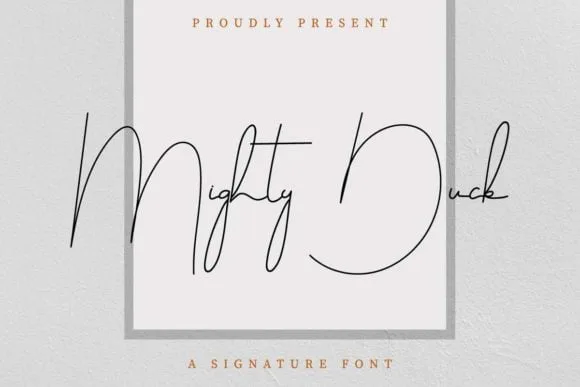 Mighty Duck Font