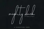 Mighty Duck Font