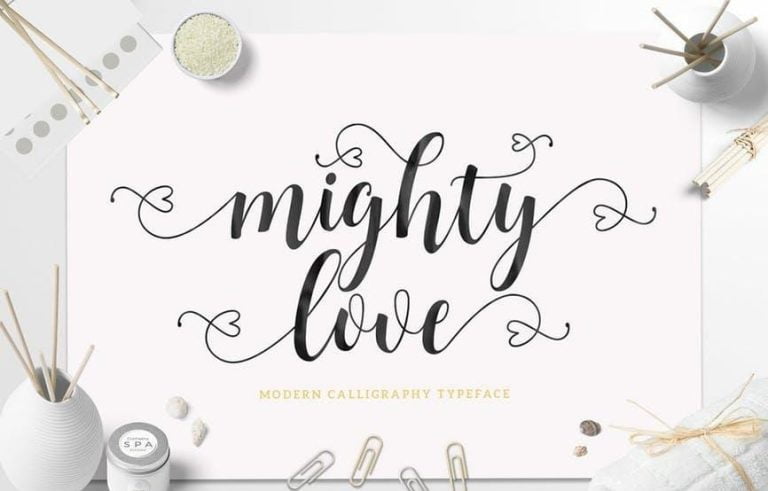 Mighty Love Script Font Free Download