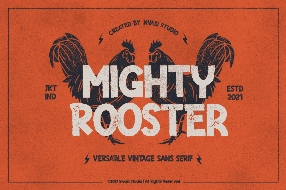 Mighty Rooster Font