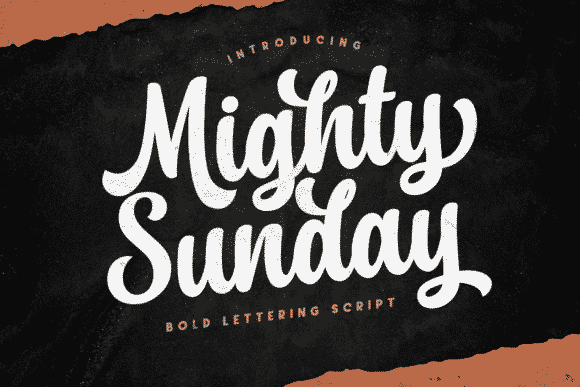 Mighty Sunday Font