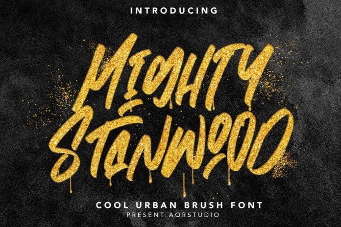 MightyStanwood - Urban Brush Font
