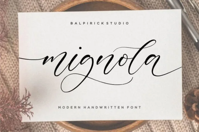 Mignola Script Font