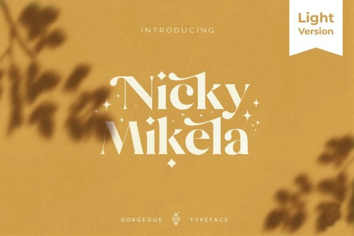 Mikela Light - Gorgeous Typefaces