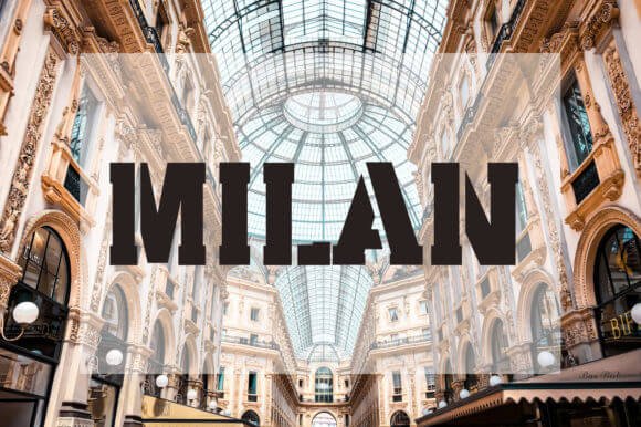 Milan Stencil Font