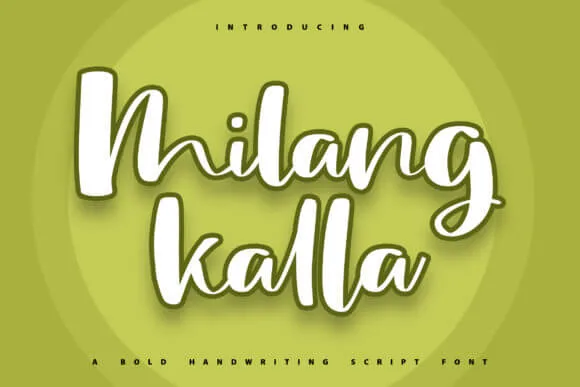 Milang Kalla Font