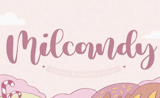 Milcandy YH - Modern Calligraphy Font
