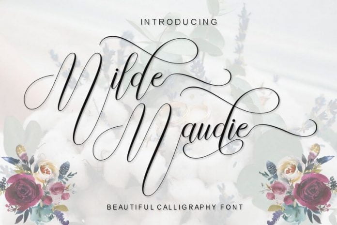 Milde Maudie Font