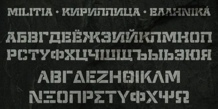 Militia Font