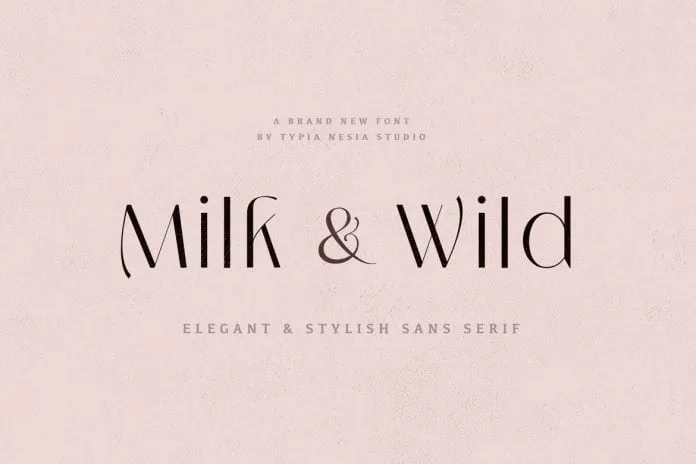 Milk and Wild - Elegant Stylish Sans Serif