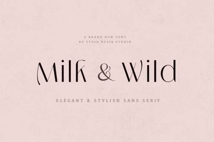 Milk and Wild Font