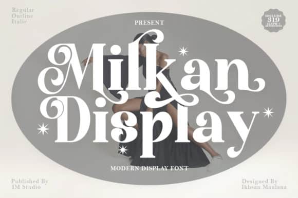 Milkan Display Font