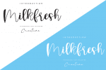 Milkfresh Font