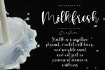 Milkfresh Font