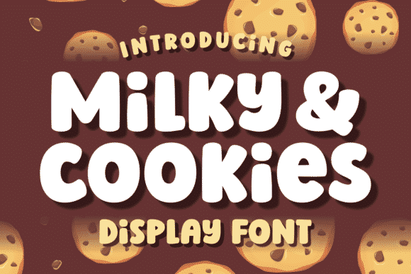 Milky and Cookies Font