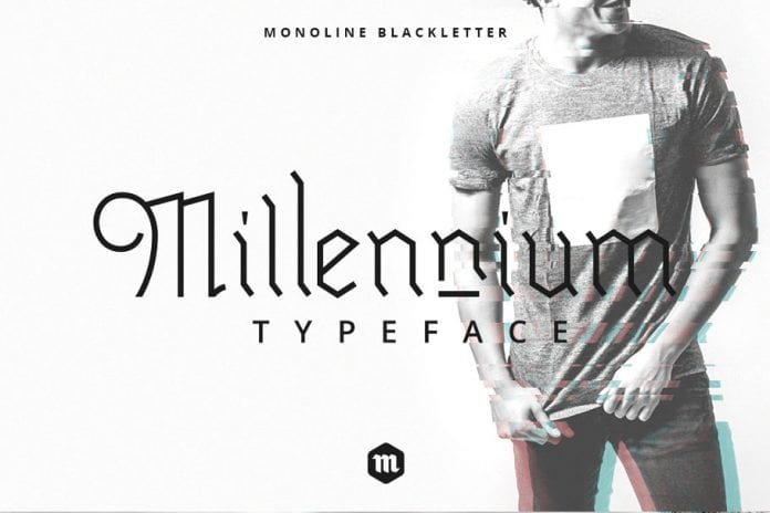 Millennium Blackletter Font