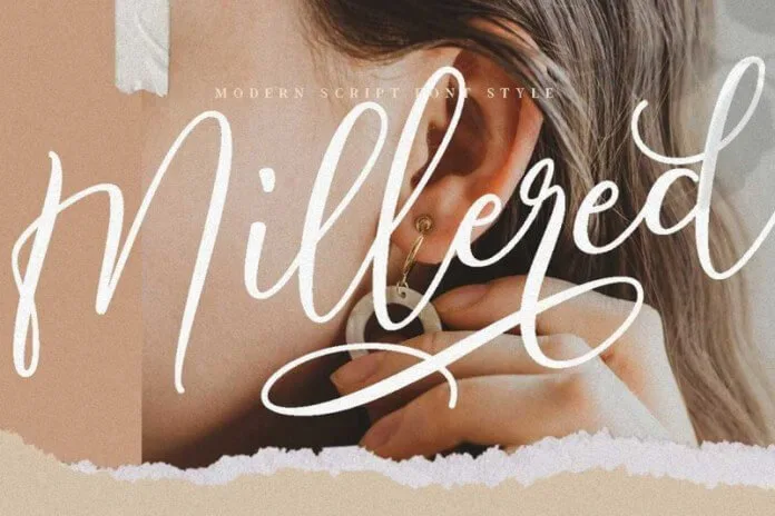 Millered Beauty Font Elegant