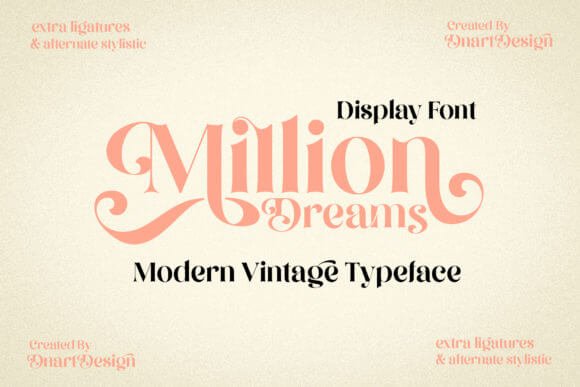 Million Dreams Font