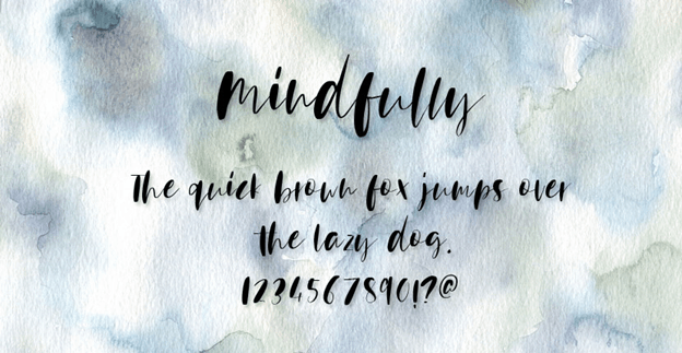 Mindfully Font