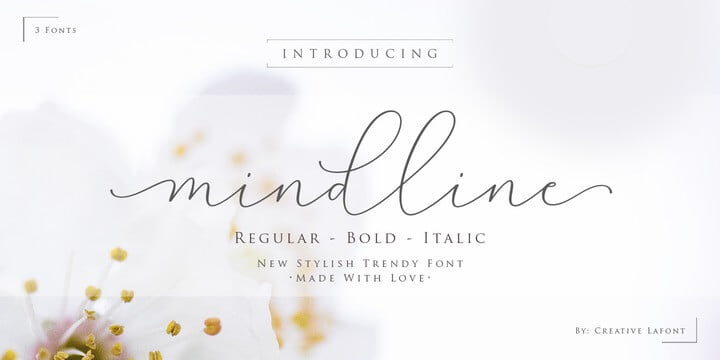 Mindline Script Font