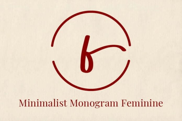 Minimalist Monogram Feminine Font