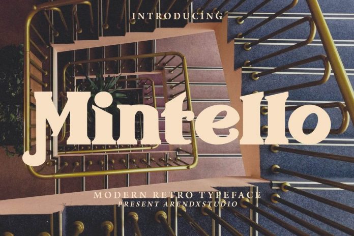 Mintello - Modern Retro Typeface