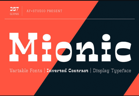 Mionic Family Font