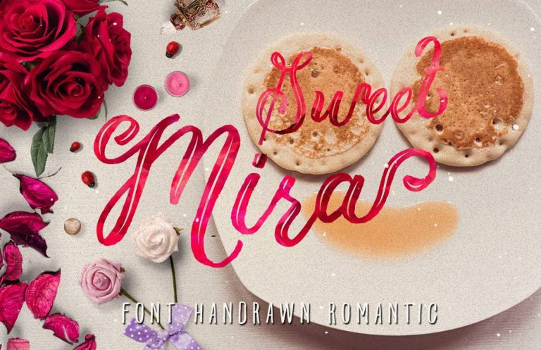 Mira & graphic watercolor & swirls Font Free Download