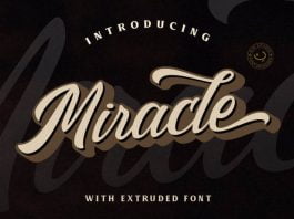 Miracle - Layered Script Font