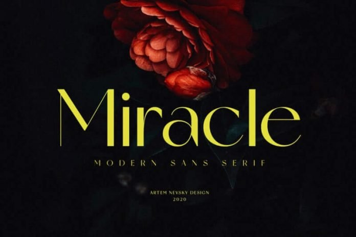 Miracle - Modern Display Sans Serif Font
