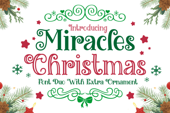 Miracles Christmas Font