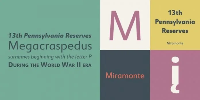 Miramonte Font