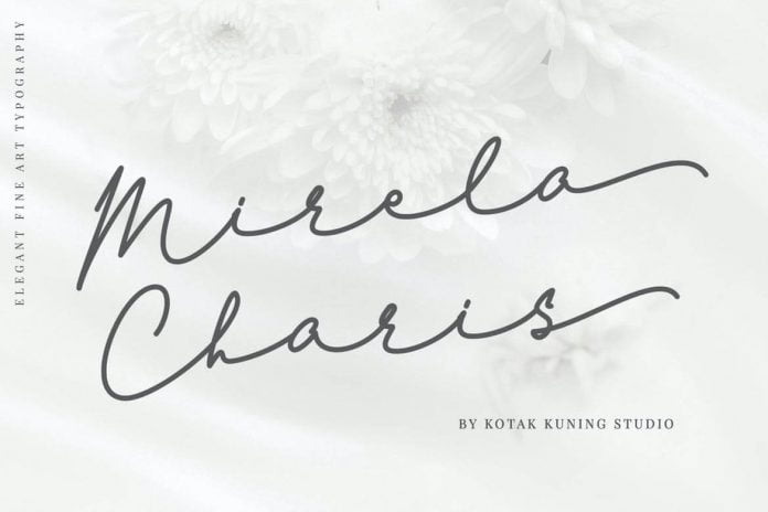 Mirela Charis - Stylish Signature Font