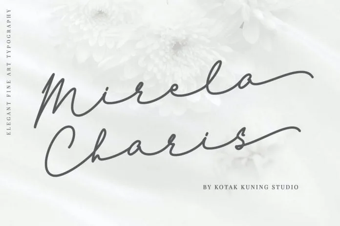 Mirela Charis - Stylish Signature Font