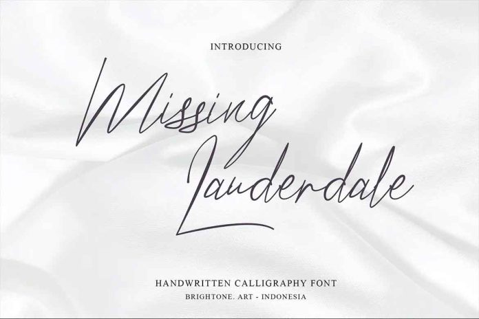 Missing Lauderdale Font
