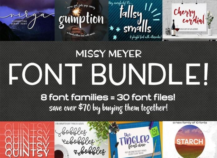 Missy Meyer Font Bundle