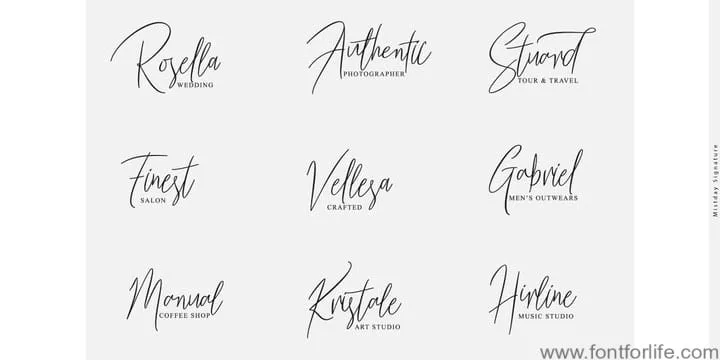 Mistday Script Font