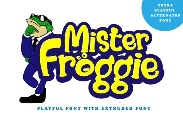 Mister Froggie Playful Font