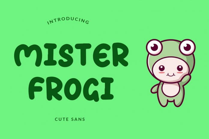 Mister Frogi Display Font