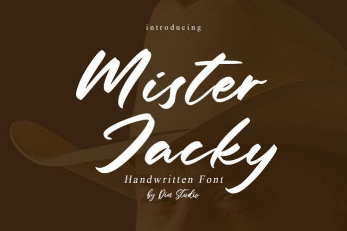 Mister Jacky-Handwritten Font