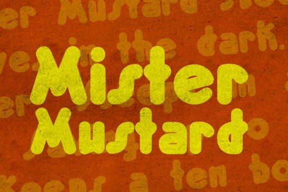 Mister Mustard Family Font