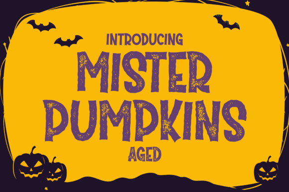 Mister Pumpkins Aged Font